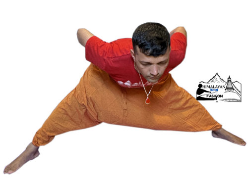 orange-color-unisex-yoga-pants