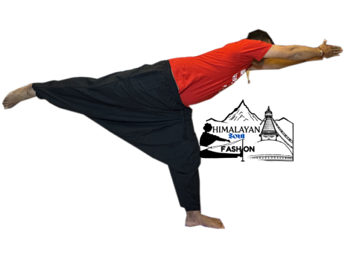 unisex-black-relaxed-fit-yoga-pants