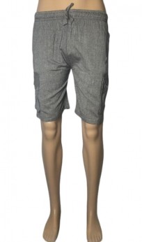 grey-cotton-cargo-shorts-unisex