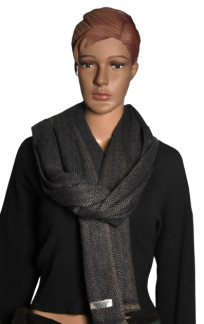 unisex-pashmina-shawl-charcoal-herringbone-himalayan-wrap