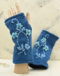blue-wool-convertible-fingerless-gloves-with-floral-embroidery